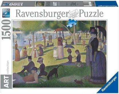 Art Collection - Seurat - Vasárnap délután Grande Jatte szigetén Ravensburger 1500 darabos kirakó puzzle (RA - 17603 4005556176038) - puzzlegarden