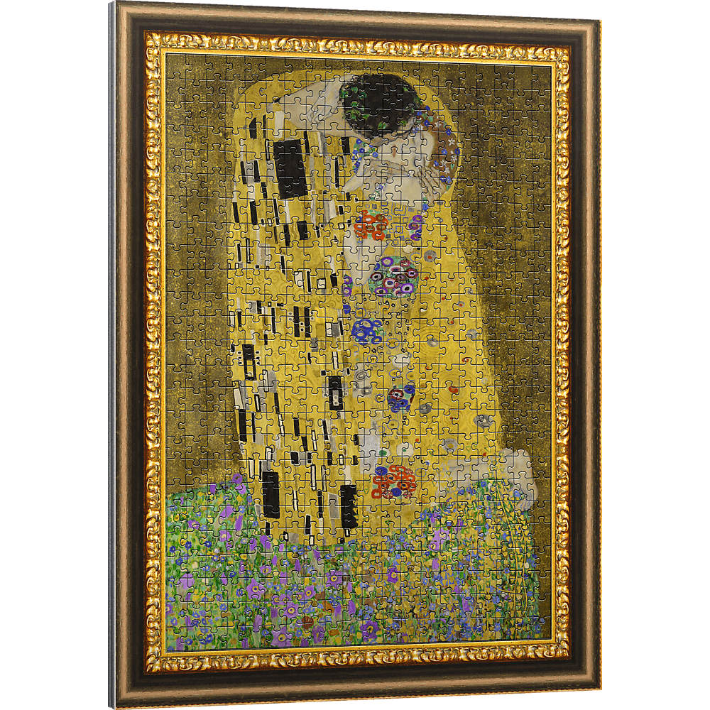 ArtFrame - Klimt - A Csók - keretes kirakó Trefl 500 darabos kirakó puzzle (TR - 37542) - puzzlegarden