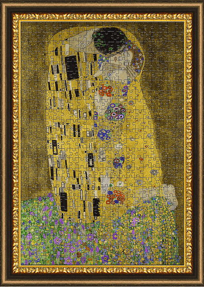 ArtFrame - Klimt - A Csók - keretes kirakó Trefl 500 darabos kirakó puzzle (TR - 37542) - puzzlegarden
