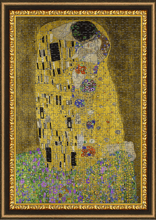 ArtFrame - Klimt - A Csók - keretes kirakó Trefl 500 darabos kirakó puzzle (TR - 37542) - puzzlegarden