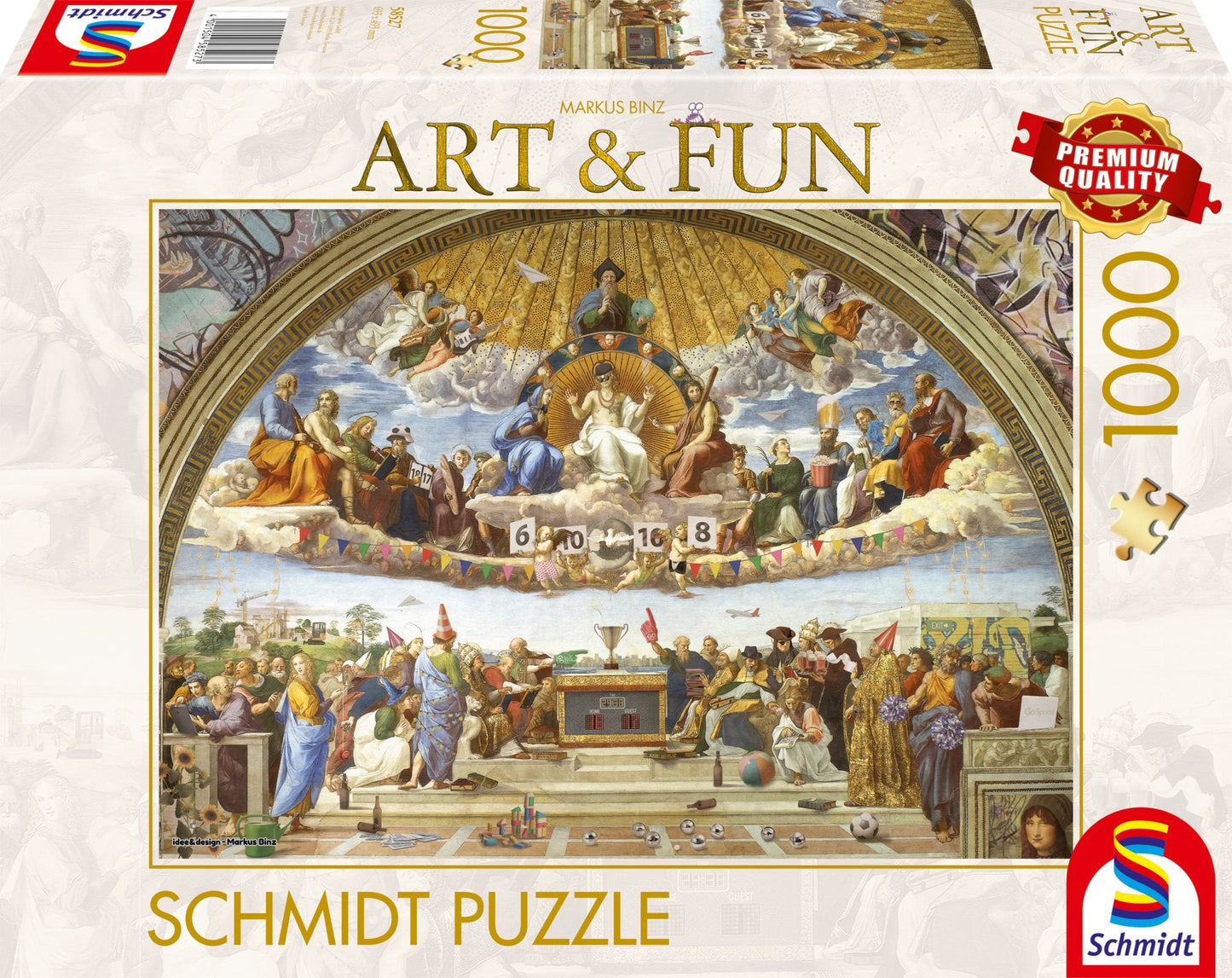 Art&Fun - A Szentség Disputációja 2024 Schmidt 1000 darabos kirakó puzzle (SCH-58527 4001504585273) - puzzlegarden