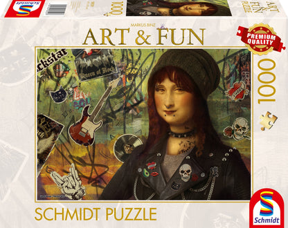 Art&Fun - Mona Lisa 2024 Schmidt 1000 darabos kirakó puzzle (SCH-58529 4001504585297) - puzzlegarden