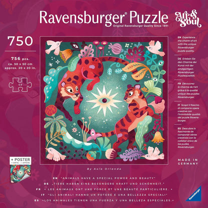 Art&Soul - Állati Álmok Ravensburger 750 darabos kirakó puzzle (RA-12001001 4005555010012) - puzzlegarden