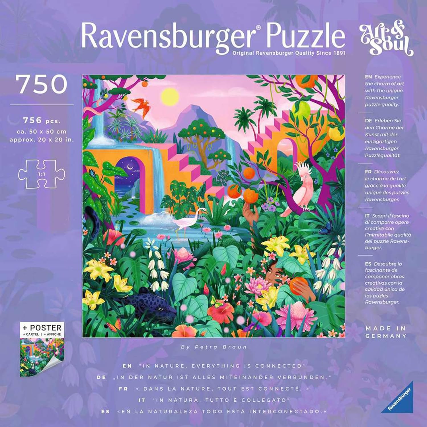 Art&Soul - Csodálatos Természet Ravensburger 750 darabos kirakó puzzle (RA-12000999 4005555009993) - puzzlegarden