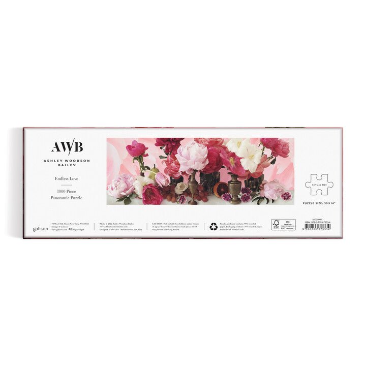 Ashley Woodson Bailey - Végtelen szerelem - panoráma Galison 1000 darabos kirakó puzzle (GA-9780735373334 9780735373334) - puzzlegarden