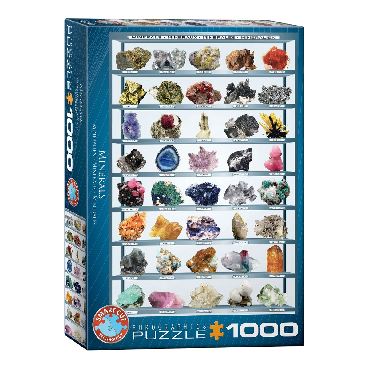 Ásványok Eurographics 1000 darabos kirakó puzzle (EUR-6000-2008) - puzzlegarden