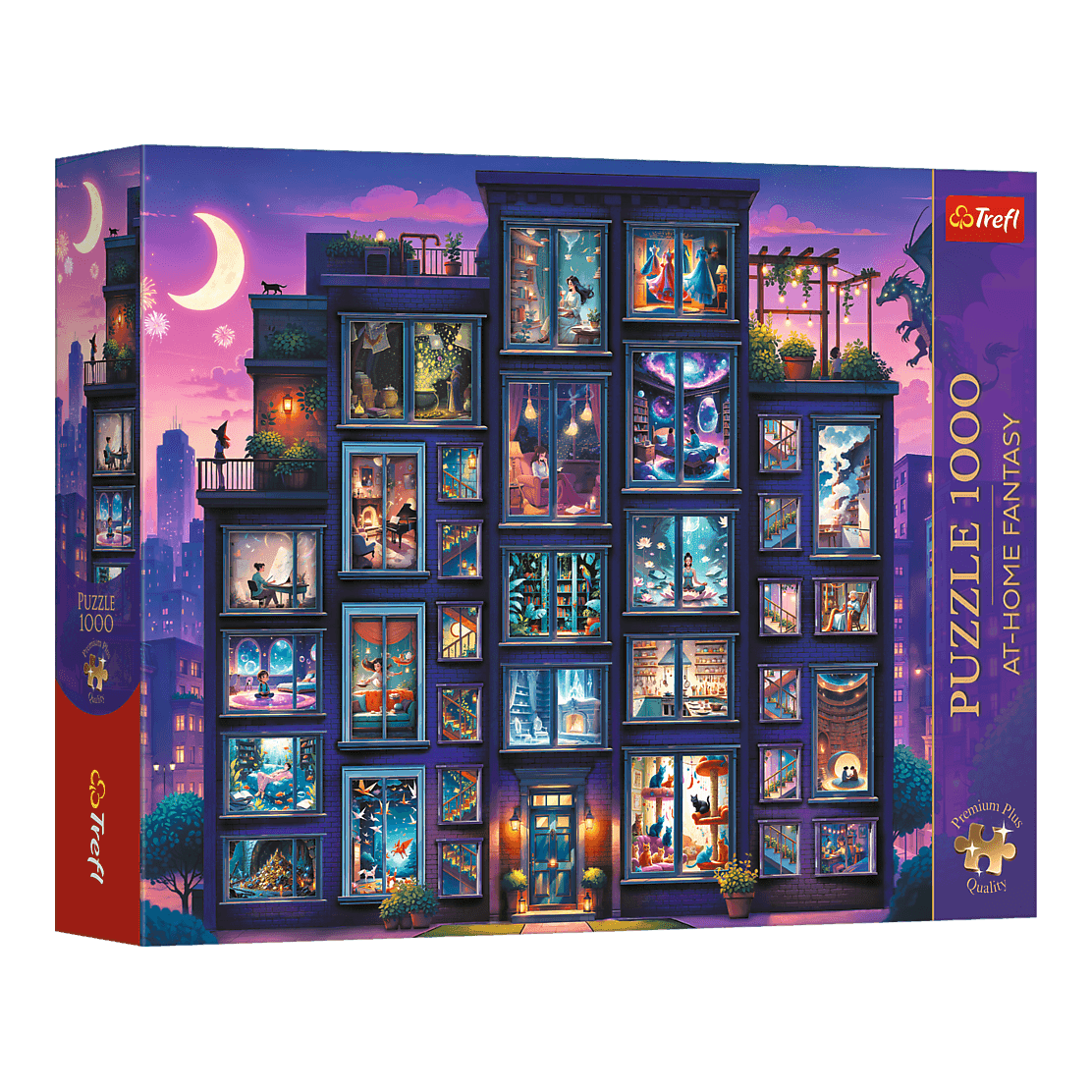 At-Home Fantasy: Mesékkel teli éjszaka Trefl 1000 darabos kirakó puzzle (TR-12133) - puzzlegarden