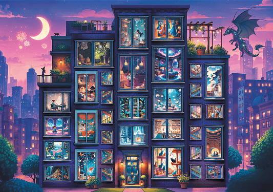 At-Home Fantasy: Mesékkel teli éjszaka Trefl 1000 darabos kirakó puzzle (TR-12133) - puzzlegarden