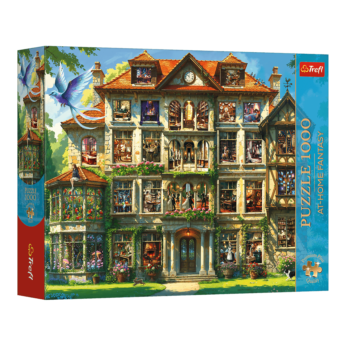 At-Home Fantasy: Titkokkal teli kastély Trefl 1000 darabos kirakó puzzle (TR-12134) - puzzlegarden