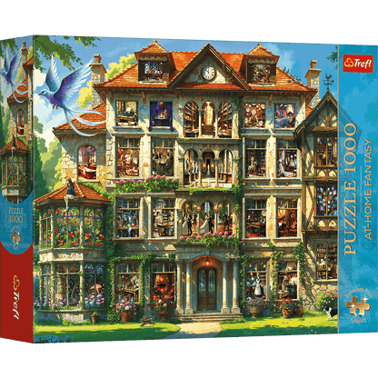 At-Home Fantasy: Titkokkal teli kastély Trefl 1000 darabos kirakó puzzle (TR-12134) - puzzlegarden