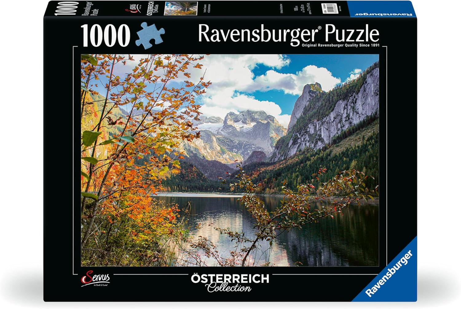 Ausztria Kollekció - Gosau - tavak Ravensburger 1000 darabos kirakó puzzle (RA - 12000834 4005555008347) - puzzlegarden