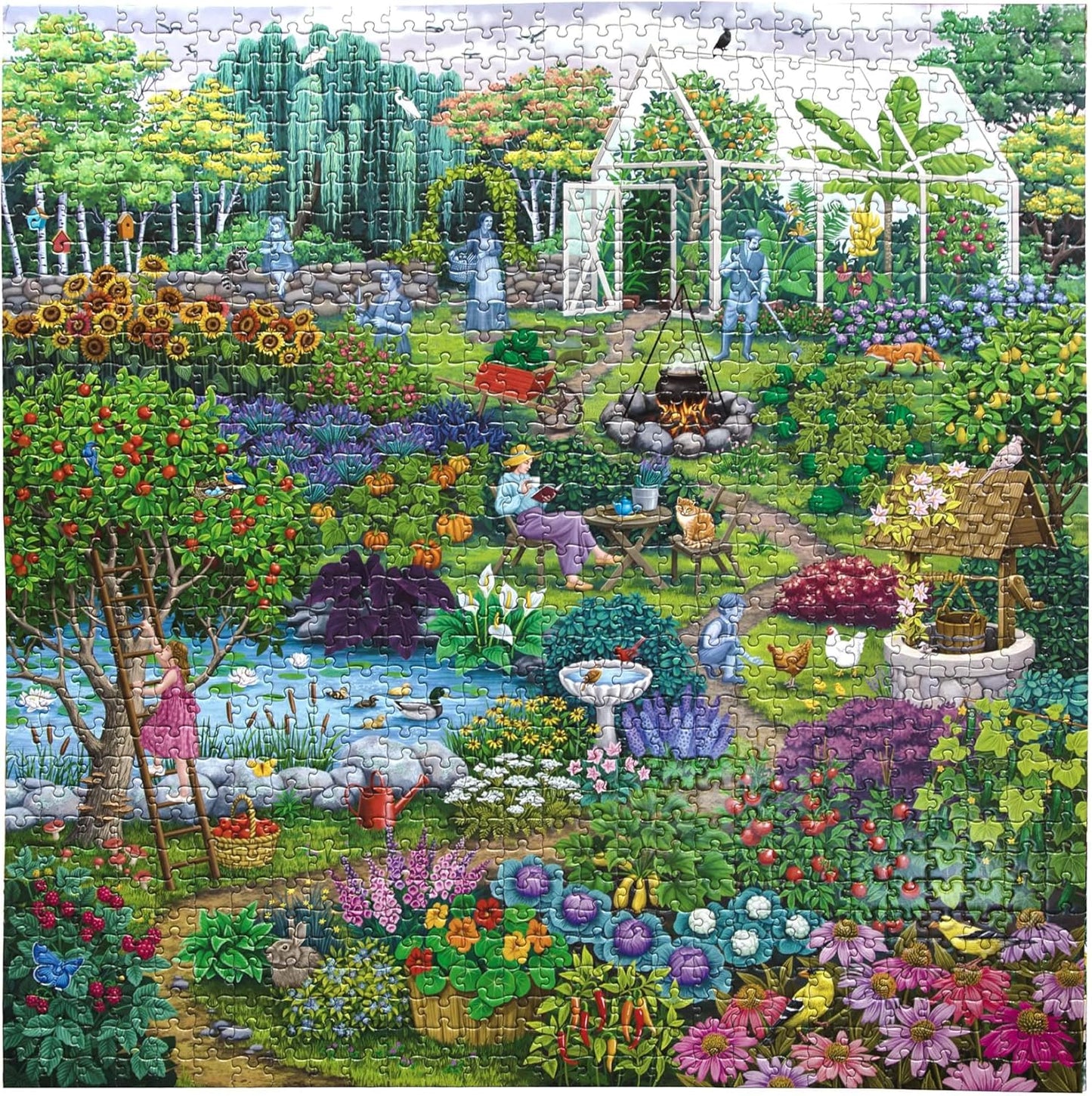 Az Alkemista Gyümölcsös Kertje Eeboo 1000 darabos kirakó puzzle (EB - PZTACO 689196521300) - puzzlegarden