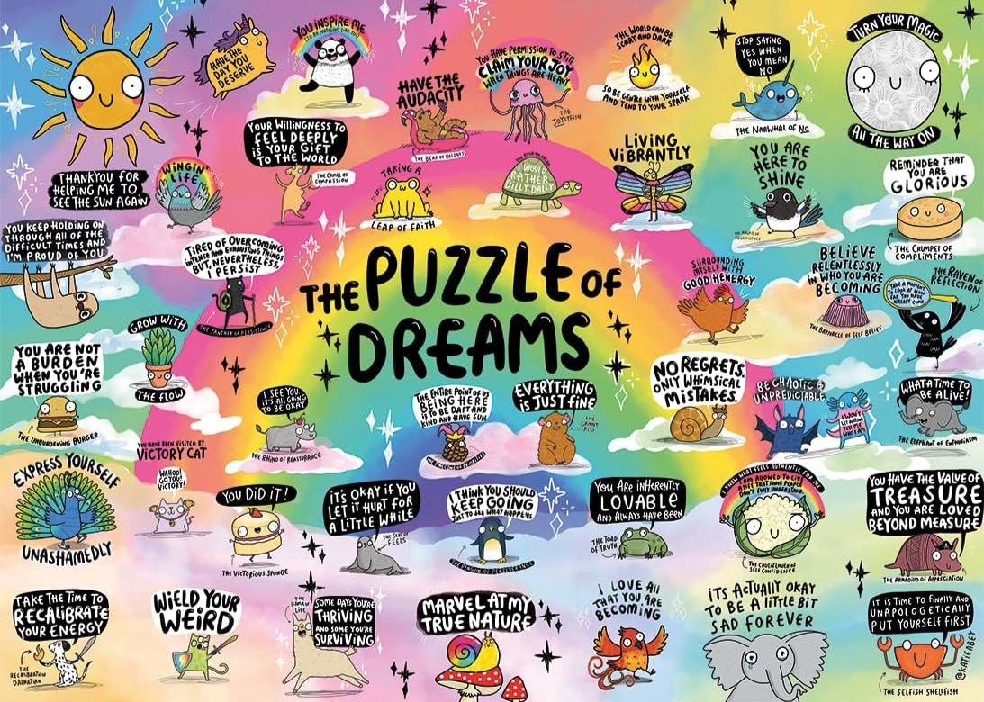 Az álmok kirakója Gibsons 1000 darabos kirakó puzzle (G - G7163) - puzzlegarden