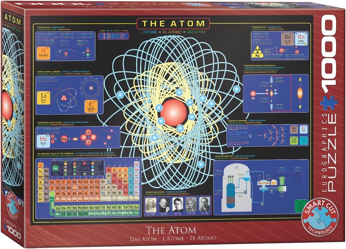 Az Atom EuroGraphics 1000 darabos kirakó puzzle (EUR-6000-1002) - puzzlegarden