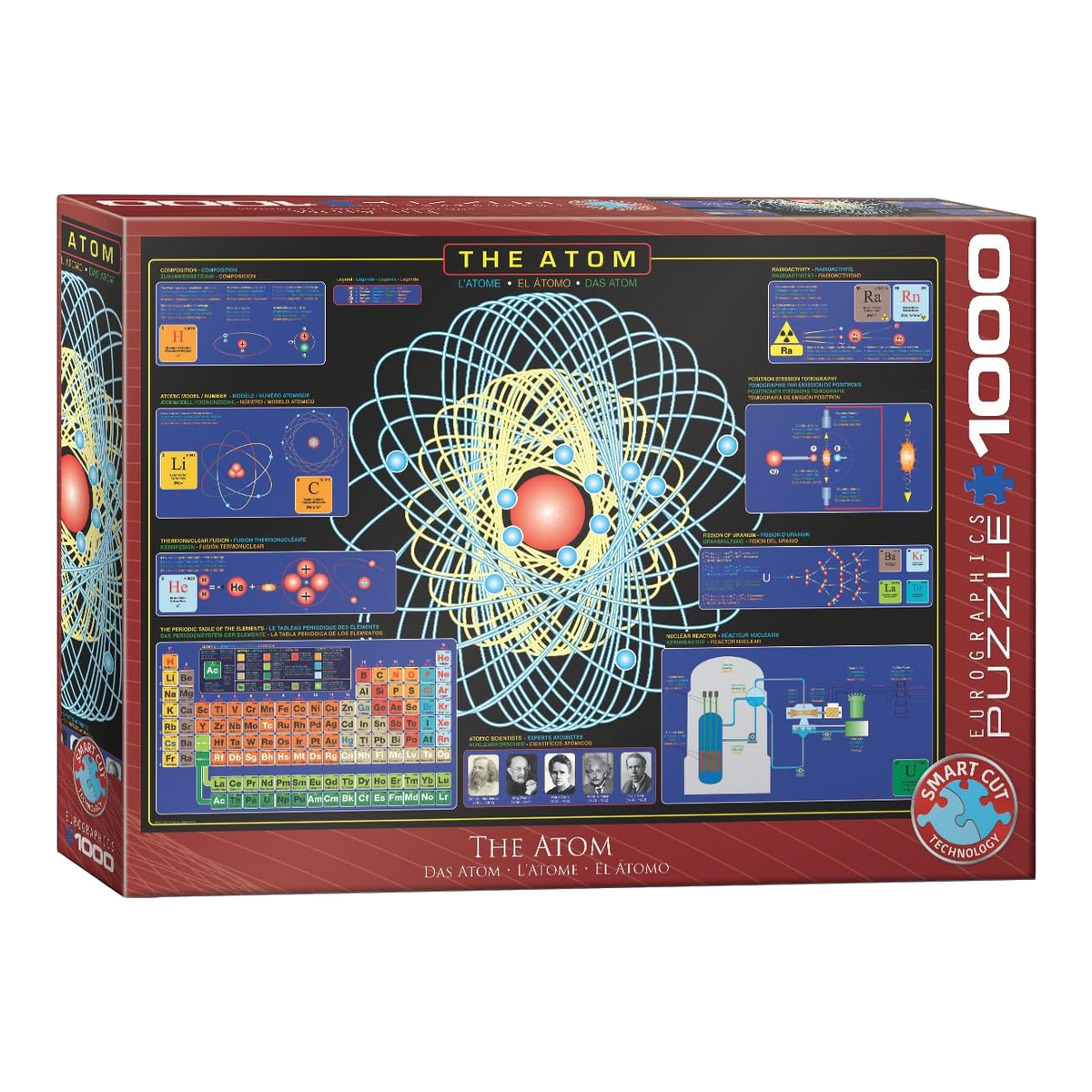 Az Atom Eurographics 1000 darabos kirakó puzzle (EUR-6000-1002) - puzzlegarden