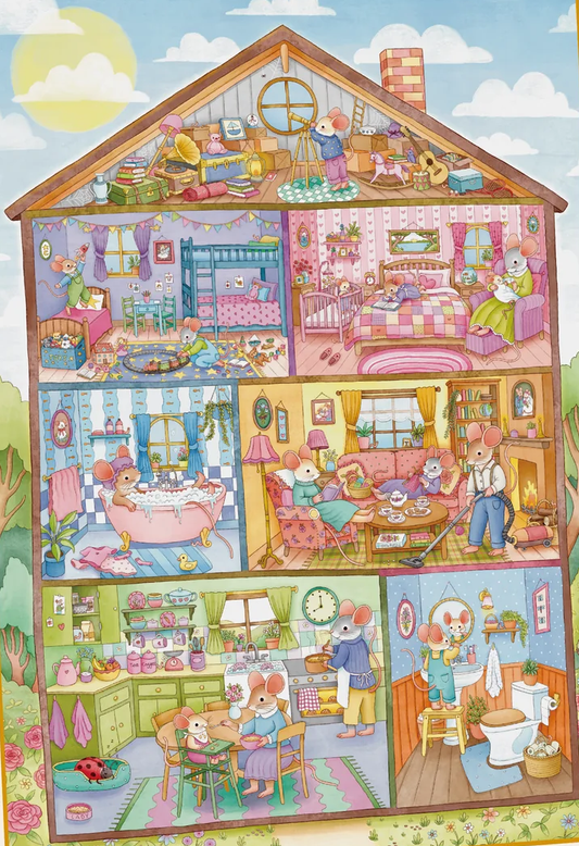 Az egerek háza Reverie 1000 darabos kirakó puzzle (RE-MH1000RS) - puzzlegarden