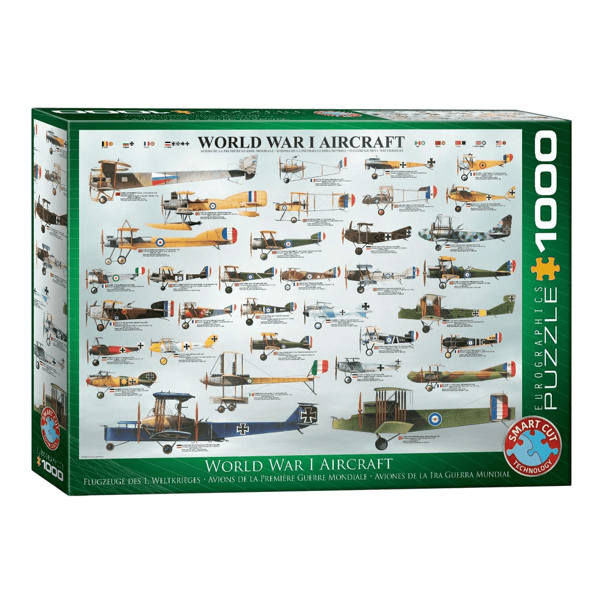 Az Első Világháború Repülői Eurographics 1000 darabos kirakó puzzle (EUR-6000-0087) - puzzlegarden