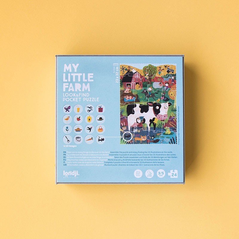 Az én kis farmom – Zsebkirakó Londji 24 darabos kirakó puzzle (LN-PZ563U) - puzzlegarden