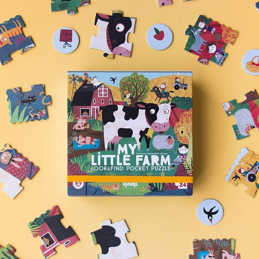 Az én kis farmom – Zsebkirakó Londji 24 darabos kirakó puzzle (LN-PZ563U) - puzzlegarden