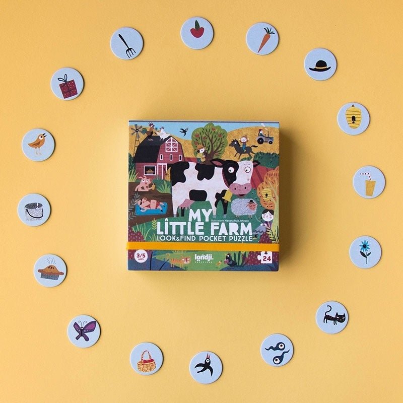 Az én kis farmom – Zsebkirakó Londji 24 darabos kirakó puzzle (LN-PZ563U) - puzzlegarden