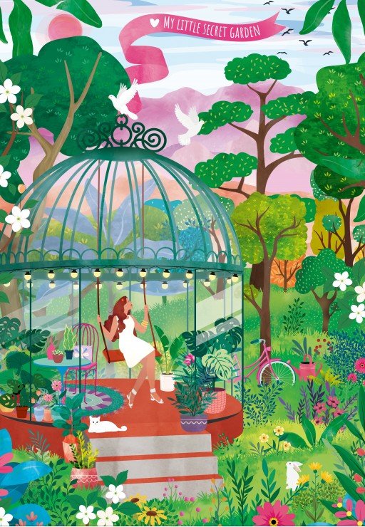 Az én kis titkos kertem Pieces & Peace 1000 darabos kirakó puzzle (PaP-00200) - puzzlegarden