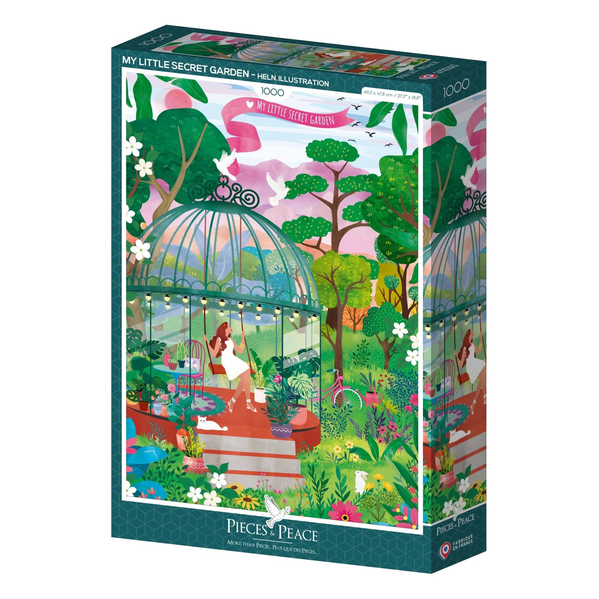 Az én kis titkos kertem Pieces & Peace 1000 darabos kirakó puzzle (PaP-00200) - puzzlegarden