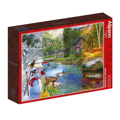 Az évszakok váltakozása Alipson 1000 darabos kirakó puzzle (AL-50028 3770001500287) - puzzlegarden