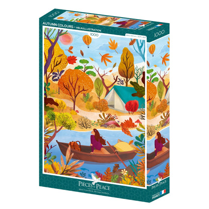 Az ősz színei Pieces & Peace 1000 darabos kirakó puzzle (PaP - 0138 3770001401386) - puzzlegarden