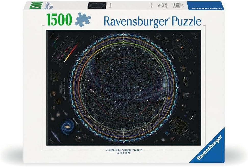 Az Univerzum Térképe Ravensburger 1500 darabos kirakó puzzle (RA - 12000703 4005555007036) - puzzlegarden