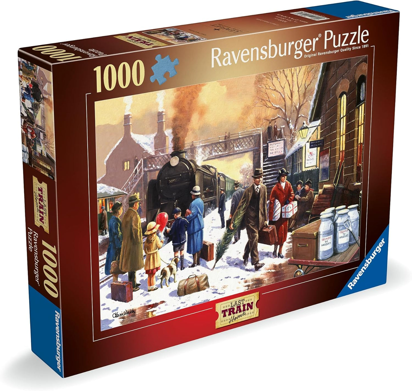 Az utolsó vonat hazafelé Ravensburger 1000 darabos kirakó puzzle (RA-12001573) - puzzlegarden