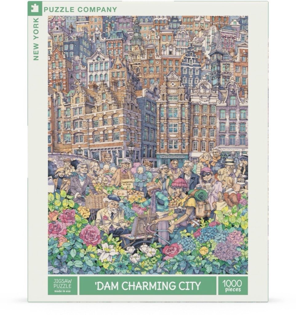 Bájos Város Amszterdam New York Puzzle Company 1000 darabos kirakó puzzle (NYPC - NPZMT2426 840291701770) - puzzlegarden