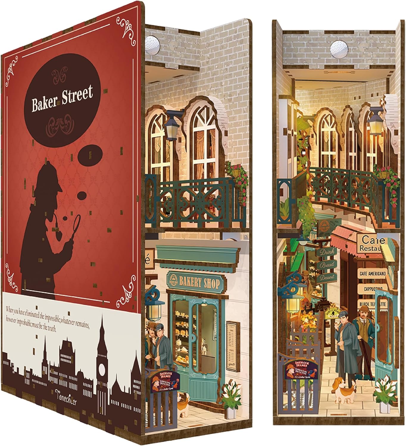 Baker Street Könyvkuckó Tonecheer 141 darabos kirakó puzzle (TC - TQ108 6971683351083) - puzzlegarden