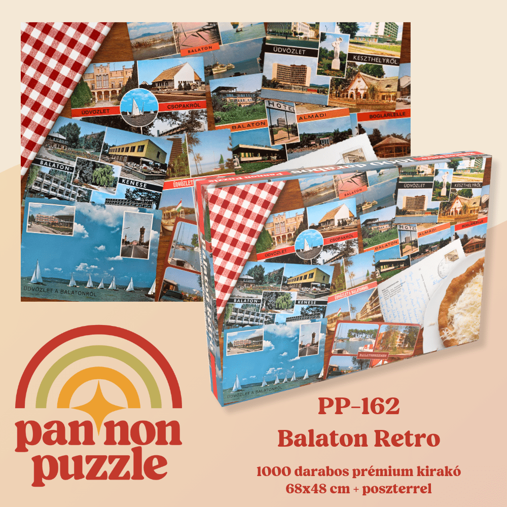 Balaton Retro Pannon Puzzle 1000 darabos kirakó puzzle (PP-162) - puzzlegarden