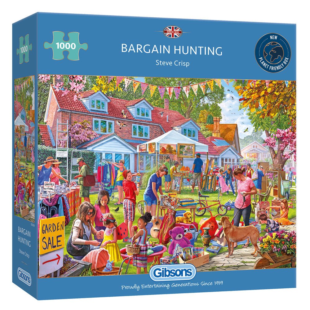 Bargain Hunting Gibsons 1000 darabos kirakó puzzle (G - G6339 5012269063394) - puzzlegarden