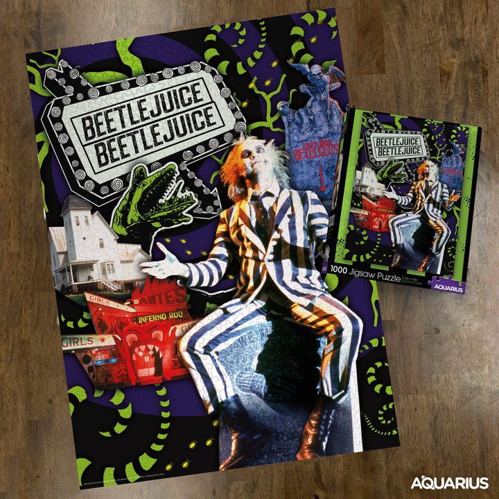 Beetlejuice Aquarius 1000 darabos kirakó puzzle (AQ-65406 840391152281) - puzzlegarden