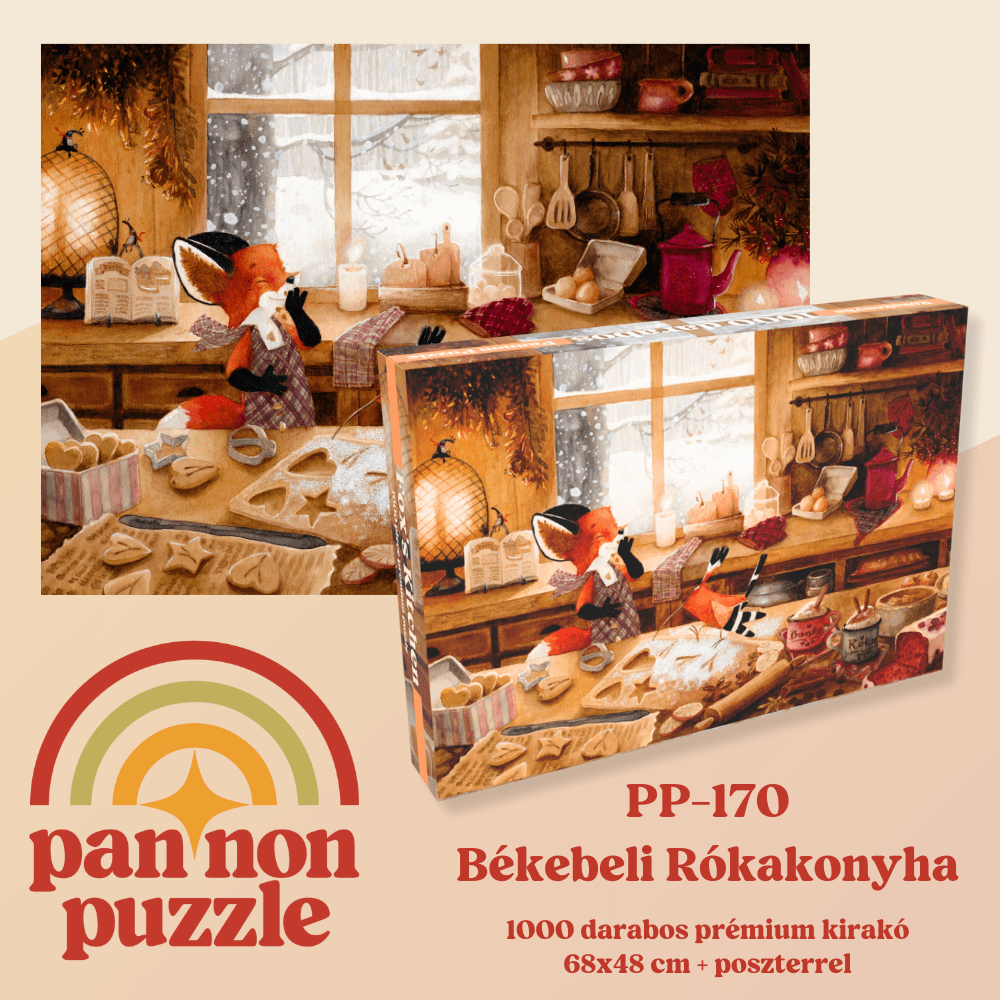 Békebeli Rókakonyha Pannon Puzzle 1000 darabos kirakó puzzle (PP-170) - puzzlegarden