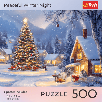 Békés téli éj Trefl 500 darabos kirakó puzzle (TR-USA_99299) - puzzlegarden