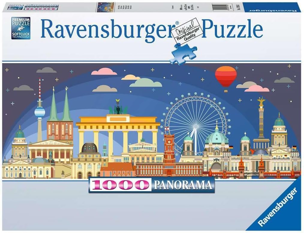 Berlin Éjszaka - panoráma Ravensburger 1000 darabos kirakó puzzle (RA - 17395 4005556173952) - puzzlegarden