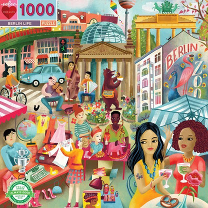 Berlini élet Eeboo 1000 darabos kirakó puzzle (EB-EPZTBRL) - puzzlegarden