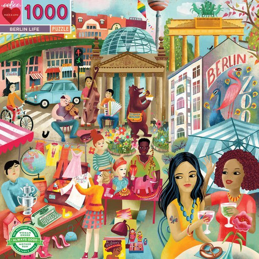 Berlini élet Eeboo 1000 darabos kirakó puzzle (EB-EPZTBRL) - puzzlegarden