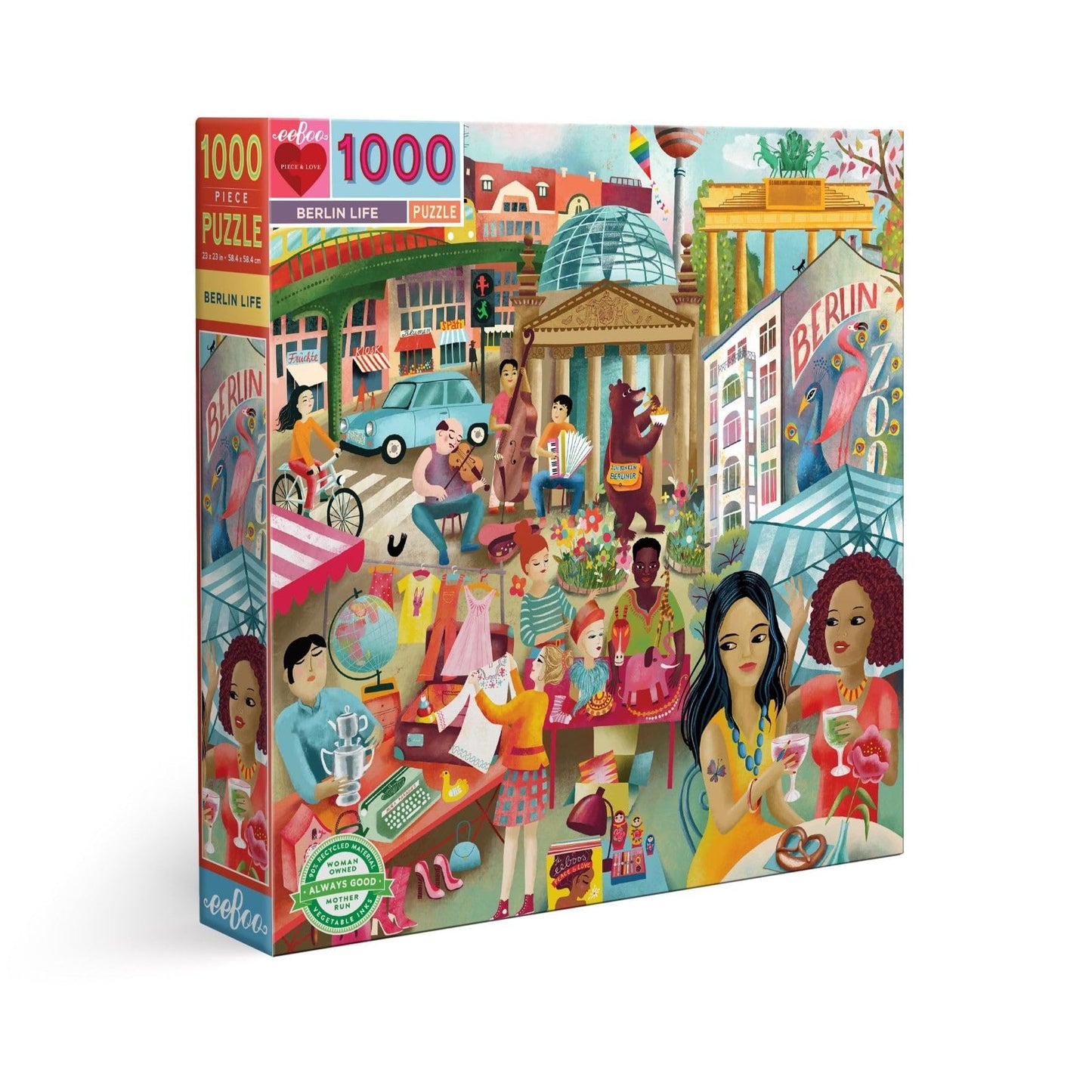 Berlini élet Eeboo 1000 darabos kirakó puzzle (EB-EPZTBRL) - puzzlegarden