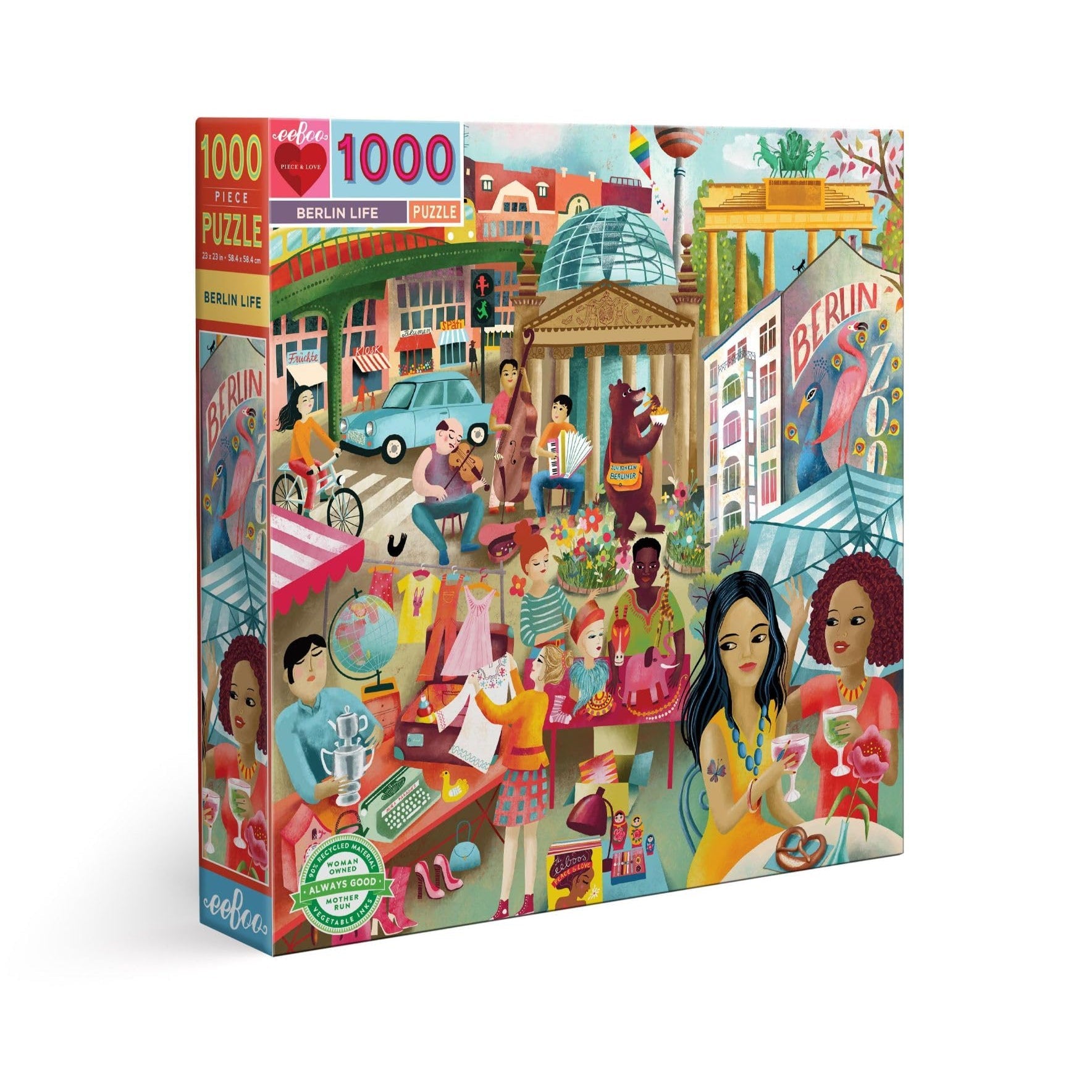 Berlini élet Eeboo 1000 darabos kirakó puzzle (EB-EPZTBRL) - puzzlegarden