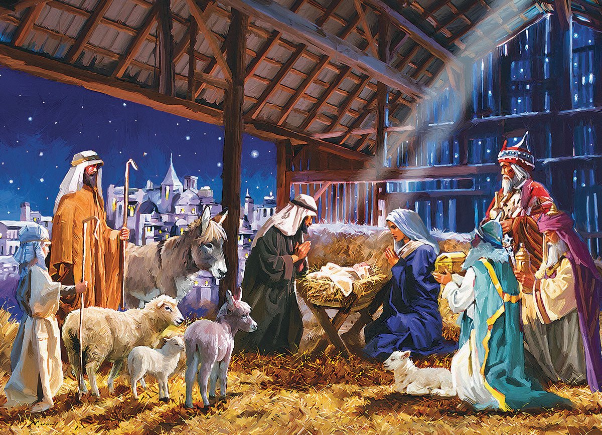 Betlehemi jelenet Eurographics 1000 darabos kirakó puzzle (EUR-6000-5830) - puzzlegarden