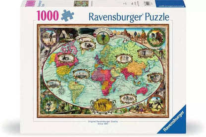 Biciklivel a Világ Körül Ravensburger 1000 darabos kirakó puzzle (RA-12000569) - puzzlegarden