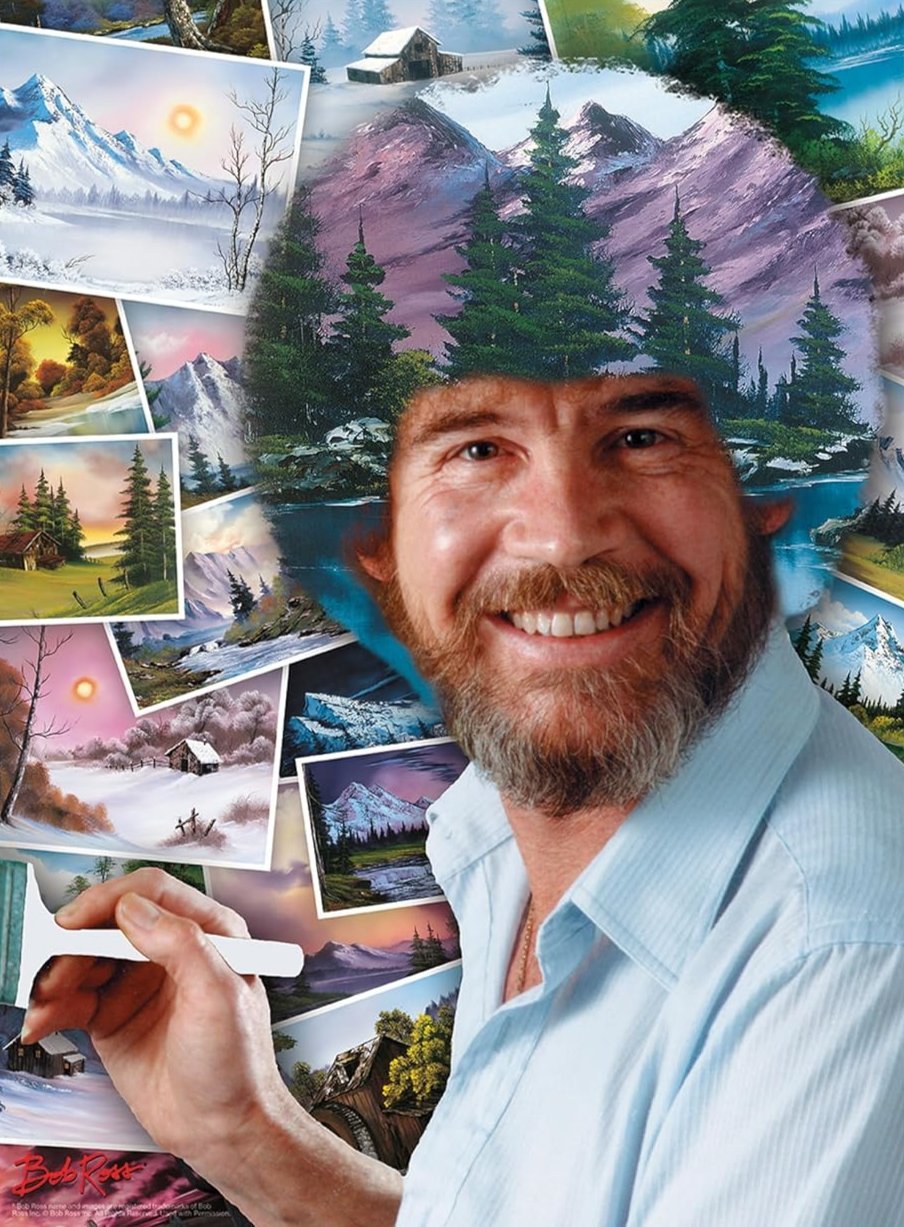 Bob Ross Aquarius 500 darabos kirakó puzzle (AQ - 62380 840391175389) - puzzlegarden