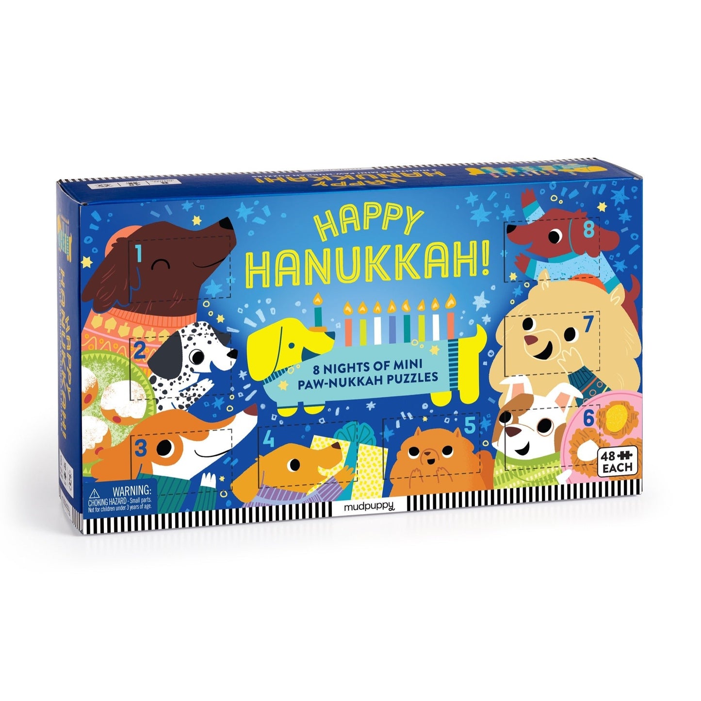 Boldog hanuka! – 8 napos visszaszámlálás Mudpuppy 48 darabos kirakó puzzle (GA-9780735382442) - puzzlegarden