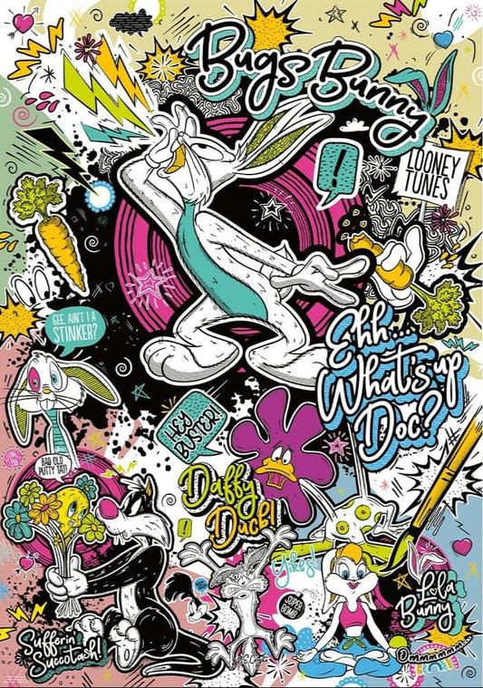 Bolondos dallamok (Looney Tunes) Trefl 1000 darabos kirakó puzzle (TR - 12066) - puzzlegarden