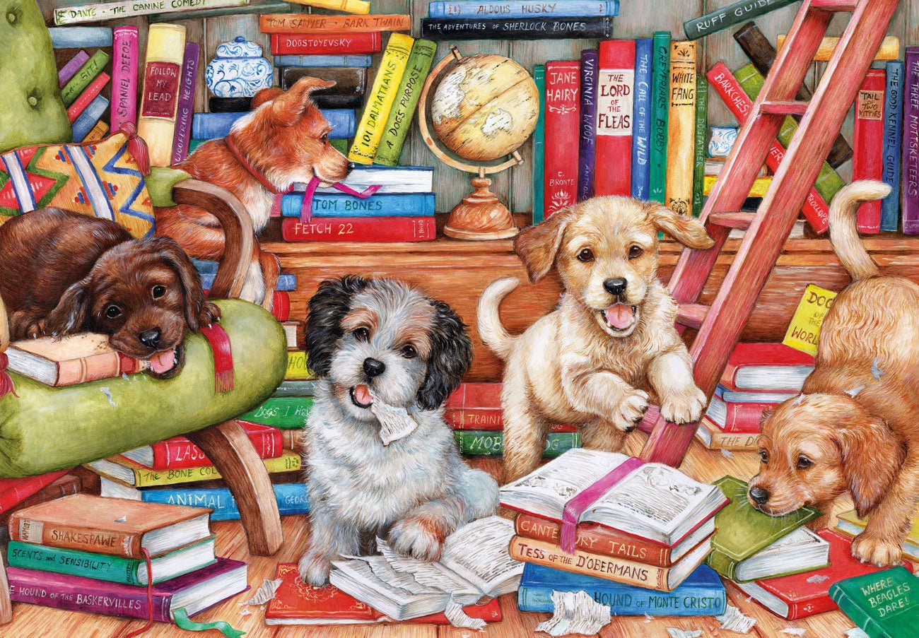 Bolondos kutyatörténet Gibsons 1000 darabos kirakó puzzle (G-G6468) - puzzlegarden