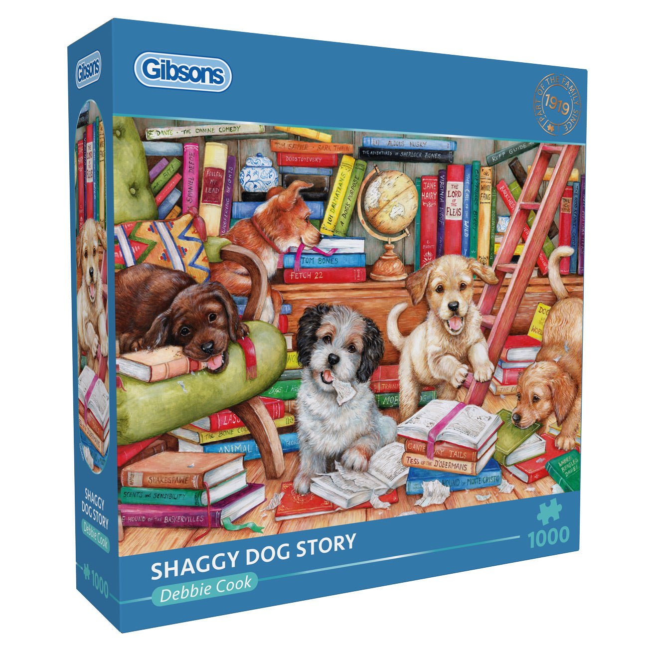 Bolondos kutyatörténet Gibsons 1000 darabos kirakó puzzle (G-G6468) - puzzlegarden