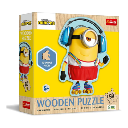 Bolondos Minion - Fa kirakó Trefl 50 darabos kirakó puzzle (TR-20239) - puzzlegarden